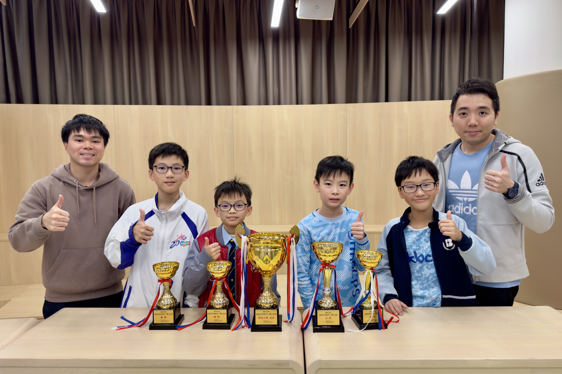 2024.03.22 機械人創科隊於「香港小學電腦奧林匹克比賽2023-24」榮獲1金1銀2銅、學校大獎亞軍